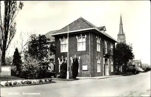 Ak Dreumel Gelderland, Gemeentehuis