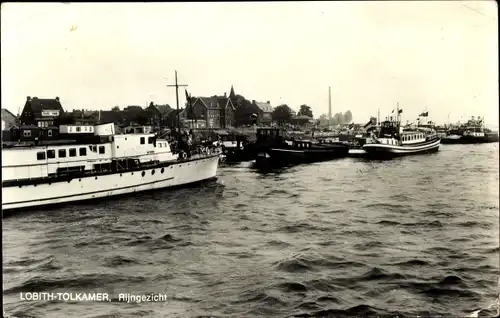 Ak Lobith Tolkamer Rijnwaarden Gelderland, Rijngezicht