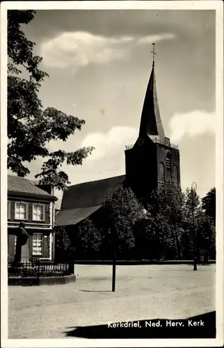 Ak Kerkdriel Maasdriel Gelderland, Ned. Herv. Kerk