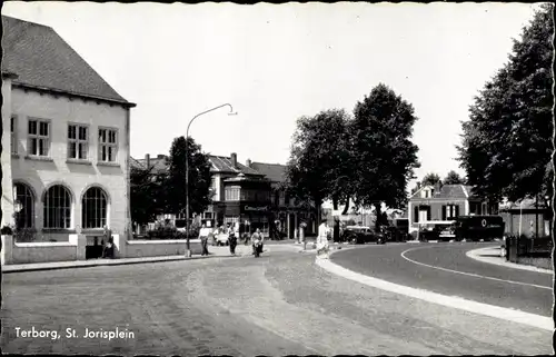 Ak Terborg Gelderland, St. Jorisplein