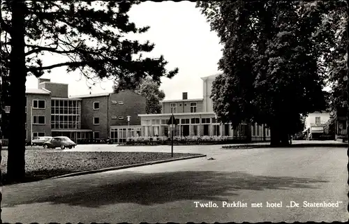 Ak Twello Voorst Gelderland, Parkflat met Hotel De Statenhoed
