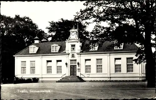 Ak Twello Voorst Gelderland, Gemeentehuis