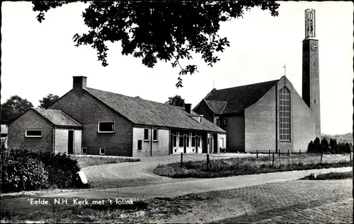 Ak Eefde Zutphen Lochem Gelderland, Kerk met 't folink