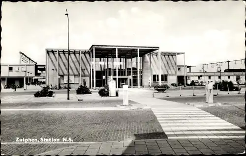 Ak Zutphen Gelderland, Station N.S.