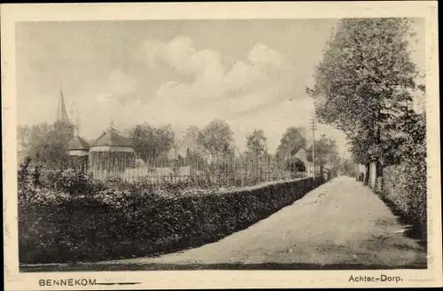 Ak Bennekom Gelderland, Achter Dorp