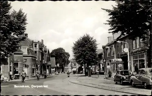 Ak Bennekom Gelderland, Dorpsstraat, Tankstelle