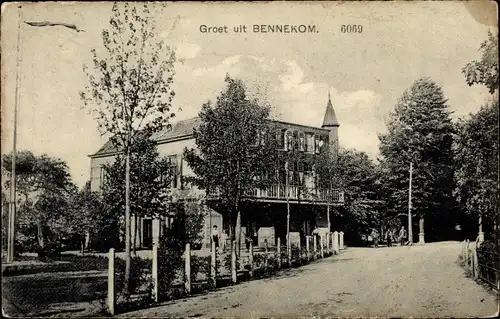 Ak Bennekom Gelderland, Straßenpartie