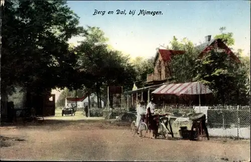 Ak Berg en Dal Gelderland Niederlande, Straßenpartie