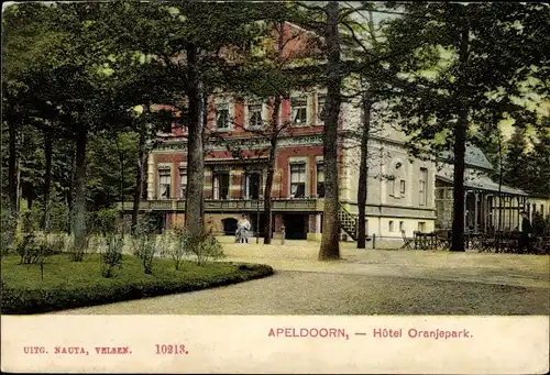 Ak Apeldoorn Gelderland, Hotel Oranjepark