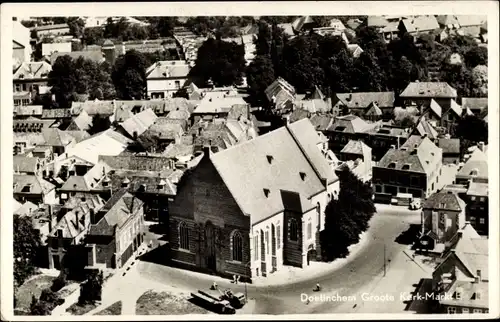 Ak Doetinchem Gelderland, Groote Kerk, Markt