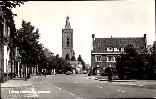 Ak Scherpenzeel Gelderland, Dorpsstraat