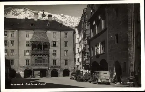 Ak Innsbruck in Tirol, Goldenes Dachl