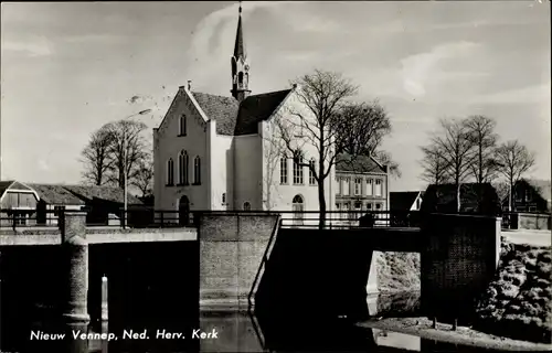 Ak Nieuw Vennep Nordholland Niederlande, Ned. Hervormde Kerk