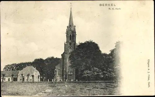 Ak Berkel Südholland, R. K. Kerk