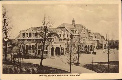 Ak Alphen aan den Rijn Südholland, Martha-Stichting, Prinses Juliana Kinderhuis Anno 1912