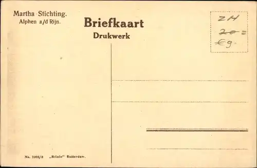 Ak Alphen aan den Rijn Südholland, Martha-Stichting, Prinses Juliana Kinderhuis Anno 1912