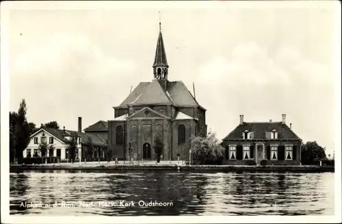 Ak Alphen aan den Rijn Südholland, Ned. Herv. Kerk Oudshoorn