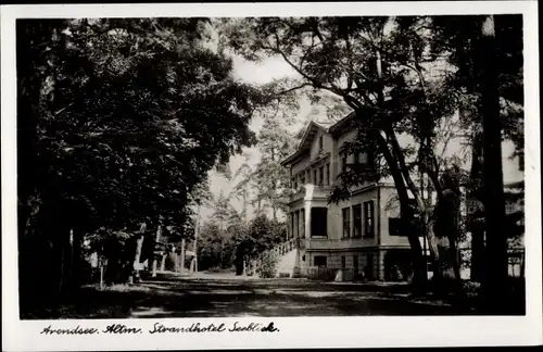 Ak Arendsee in der Altmark, Strandhotel Seeblick