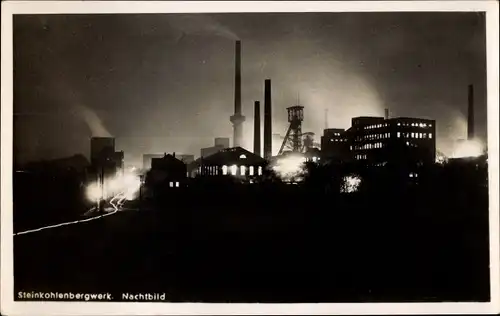 Ak Bochum im Ruhrgebiet, Steinkohlenbergwerk, Zeche Vereinigte Constantin VI, VII