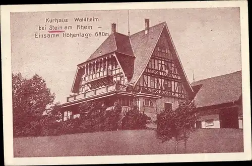 Ak Öhningen in Baden, Kurhaus Waldheim bei Stein am Rhein