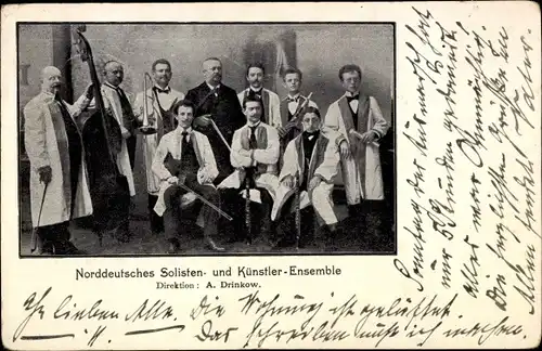 Ak Norddeutsches Solisten und Künstler Ensemble, Direktion A. Drinkow