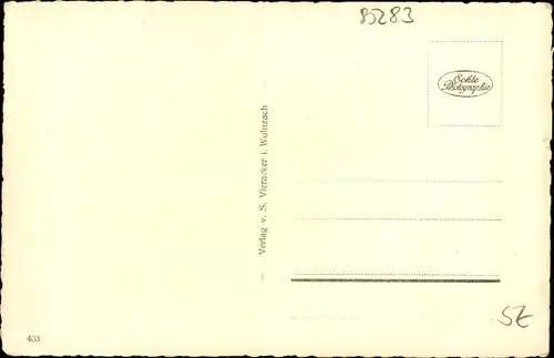 Ak Wolnzach in Oberbayern, Totalansicht