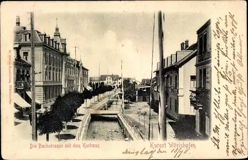 Ak Bad Wörishofen im Unterallgäu, Bachstraße, Kurhaus
