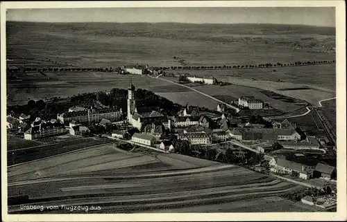 Ak Ursberg in Schwaben, Luftbild