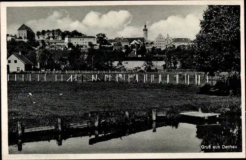 Ak Dachau in Oberbayern, Blick auf die Stadt