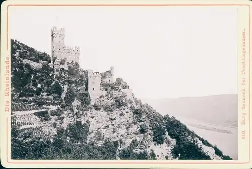 Kabinett Foto Niederheimbach am Rhein, Burg Sooneck, Burg Sonneck