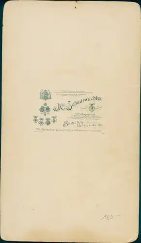 Kabinett Foto Kaiser Wilhelm II. mit seinen Söhnen in Matrosenhemden