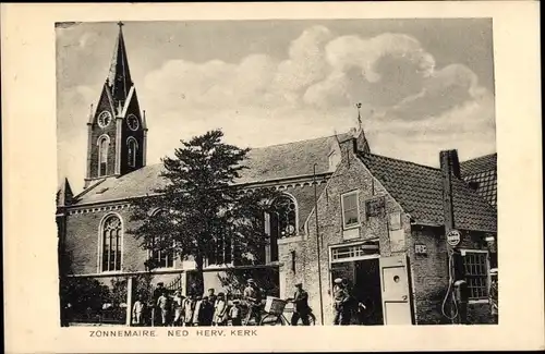 Ak Zonnemaire Zeeland, Ned. Herv. Kerk