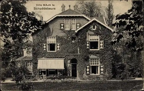 Ak Schuddebeurs Schouwen Duiveland Zeeland, Villa Maja