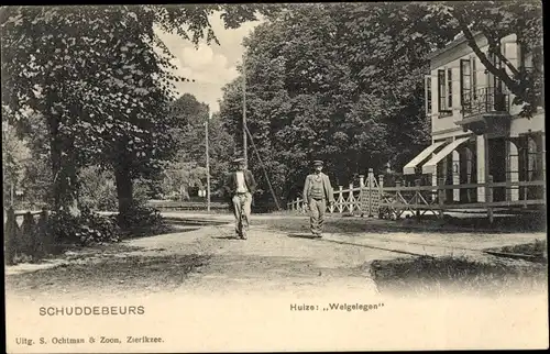 Ak Schuddebeurs Schouwen Duiveland Zeeland, Huize Welgelegen