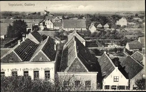 Ak Ouddorp Südholland, Vogelvlucht