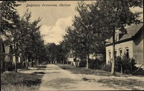 Ak Oostvoorne aan Zee Südholland, Badplaats Oostvoorne, Obalaan