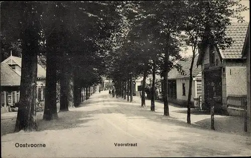 Ak Oostvoorne aan Zee Südholland, Voorstraat