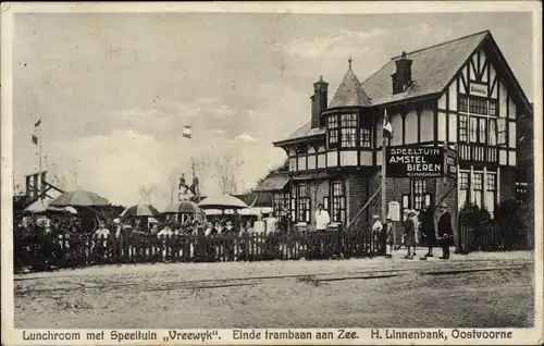 Ak Oostvoorne aan Zee Südholland, Lunchroom met Speeltuin Vreewyk