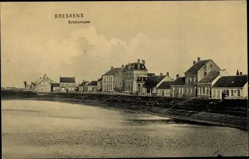 Ak Breskens Sluis Zeeland Niederlande, Schelpenpad