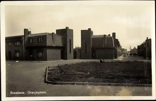 Ak Breskens Sluis Zeeland Niederlande, Oranjeplein