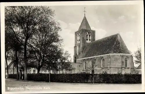 Ak Biggekerke Zeeland Niederlande, Hervormde Kerk