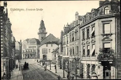 Ak Völklingen im Saarland, Friedrichstraße