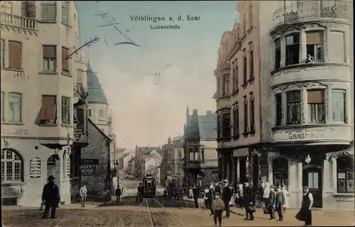 Ak Völklingen im Saarland, Luisenstraße, Gasthaus