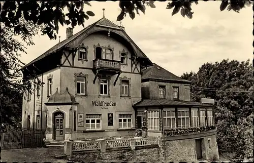 Ak Augustusburg im Erzgebirge,  HO Gaststätte Walfrieden, Paul Herold