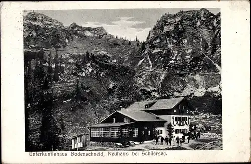 Ak Neuhaus Schliersee in Oberbayern, Unterkunftshaus Bodenscheid