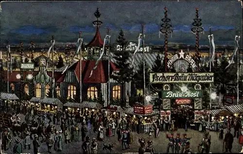 Ak München, Oktoberfest, Festwiese