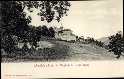 Ak Gernsbach im Schwarzwald, Schloss Eberstein