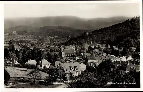 Ak Lichtental Baden Baden am Schwarzwald, Ortsansicht