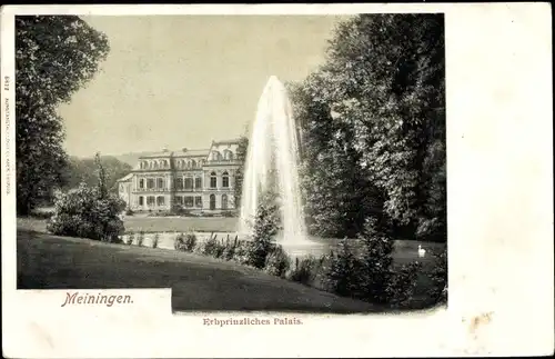 Ak Meiningen in Thüringen, Erbprinzliches Palais