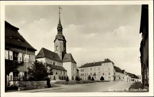 Ak Bad Lausick in Sachsen, Blick auf die St. Kilian Kirche